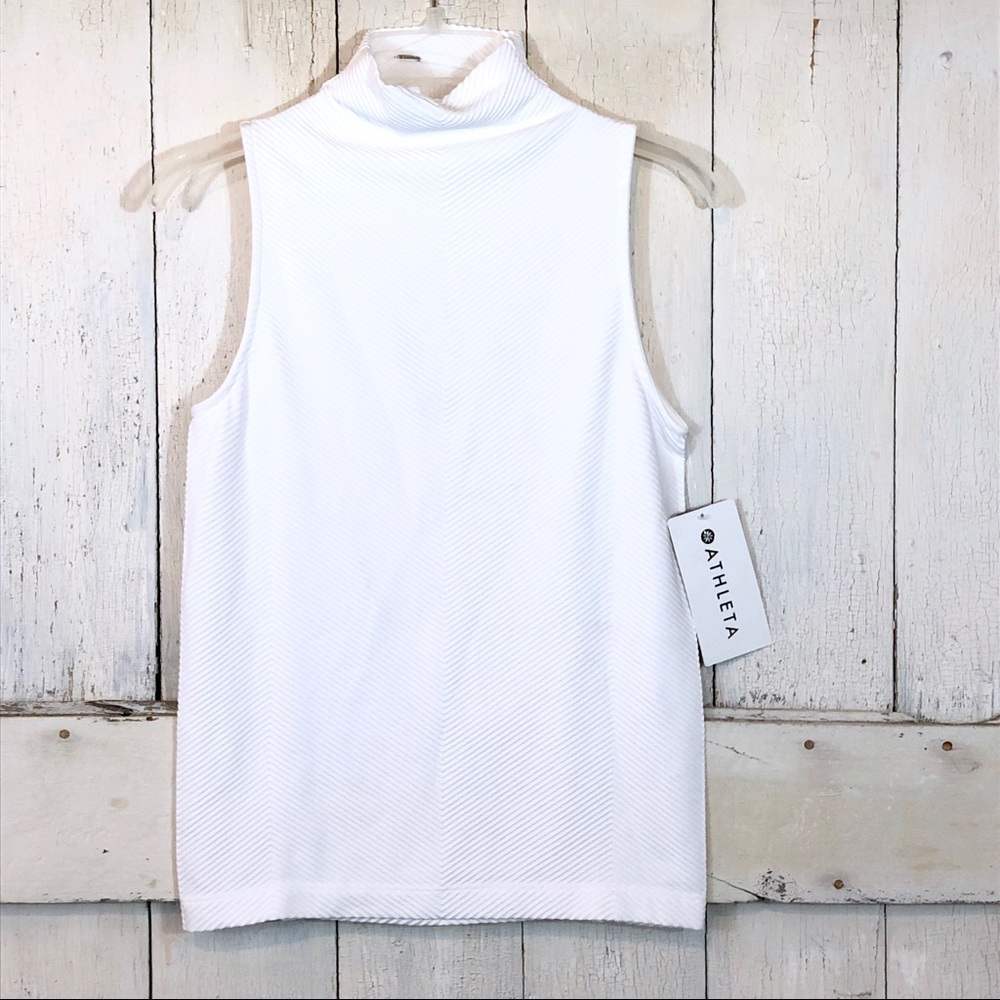 ATHLETA Flurry Base Layer Tank - WHITE - NWT! - Picture 2 of 8